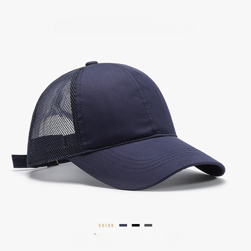 Hat Snapback Cap - Sommer Unisex Kappe Lässige Einfarbige Mesh-Baseballkappe