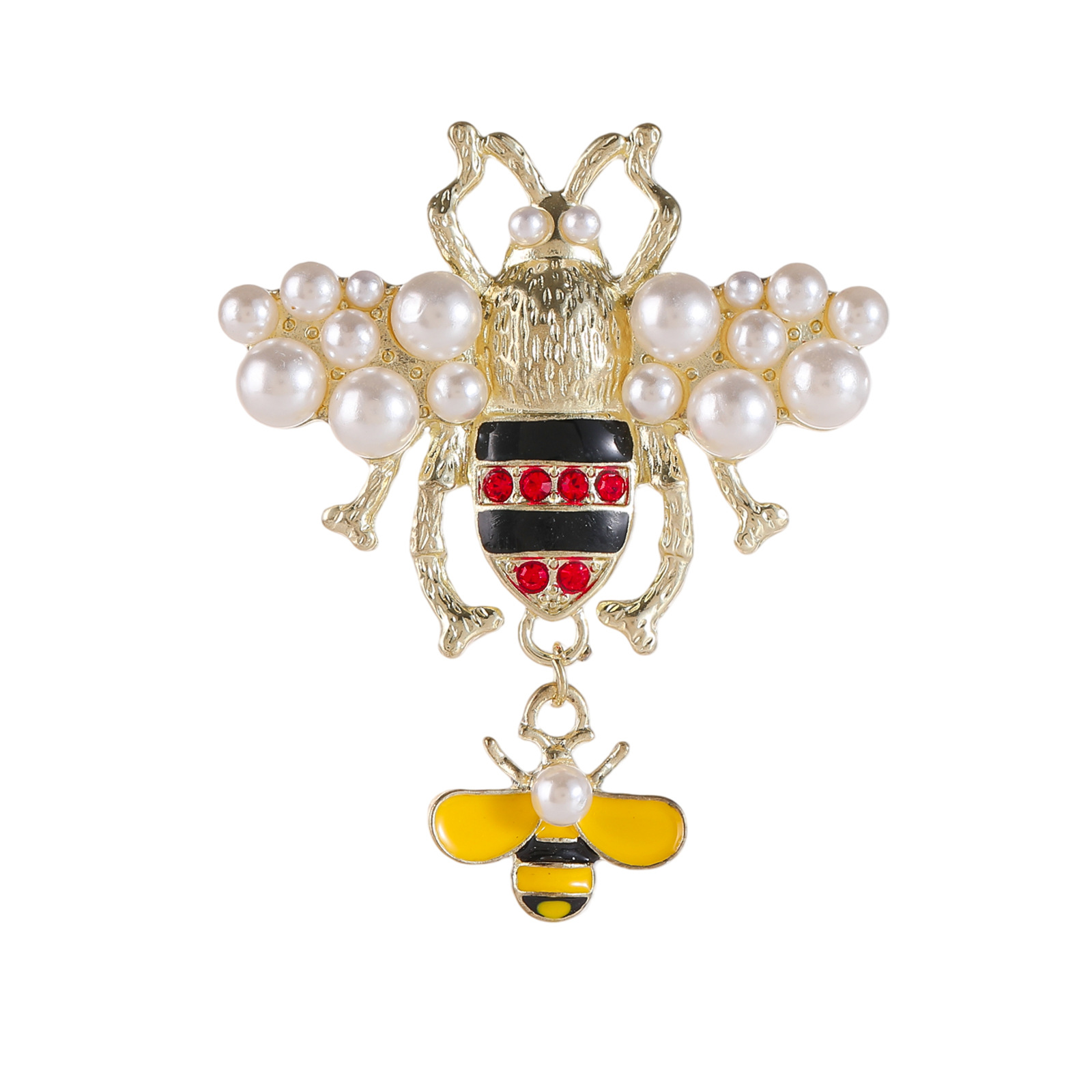 Men'S Accessories Trends 2025 - 1 Stück Vintage Bienen-Brosche für Damen