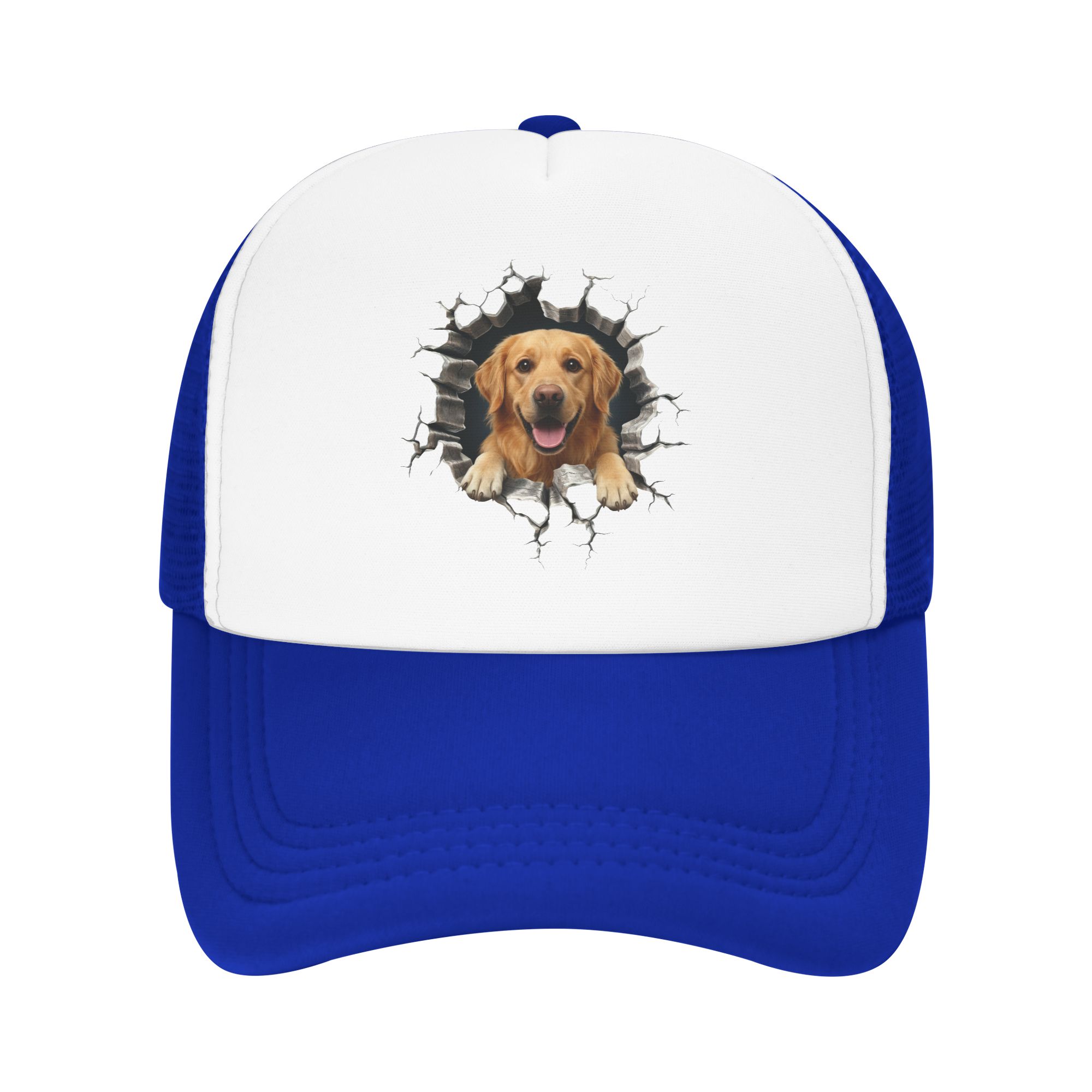 Hat Snapback Cap - Breaking Through Golden Retriever Baseballkappe für