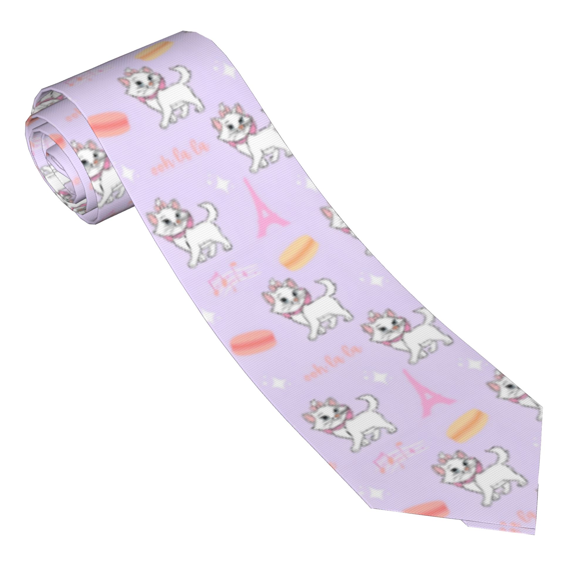 Men'S Accessories Paris - Krawatte Aristocats Maries Cats, Unisex, schmal,