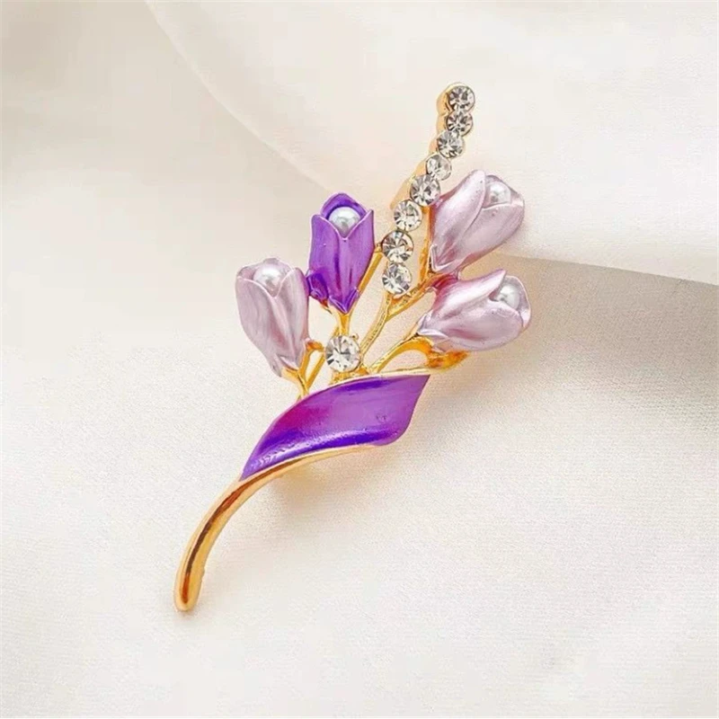 Men'S Accessories Trends 2025 - 1 Stück modische Blumenbrosche für Männer