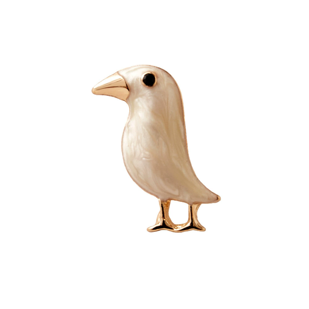 Men'S Accessories Trends 2025 - 1 Stück niedliche kleine Vogel-Brosche für