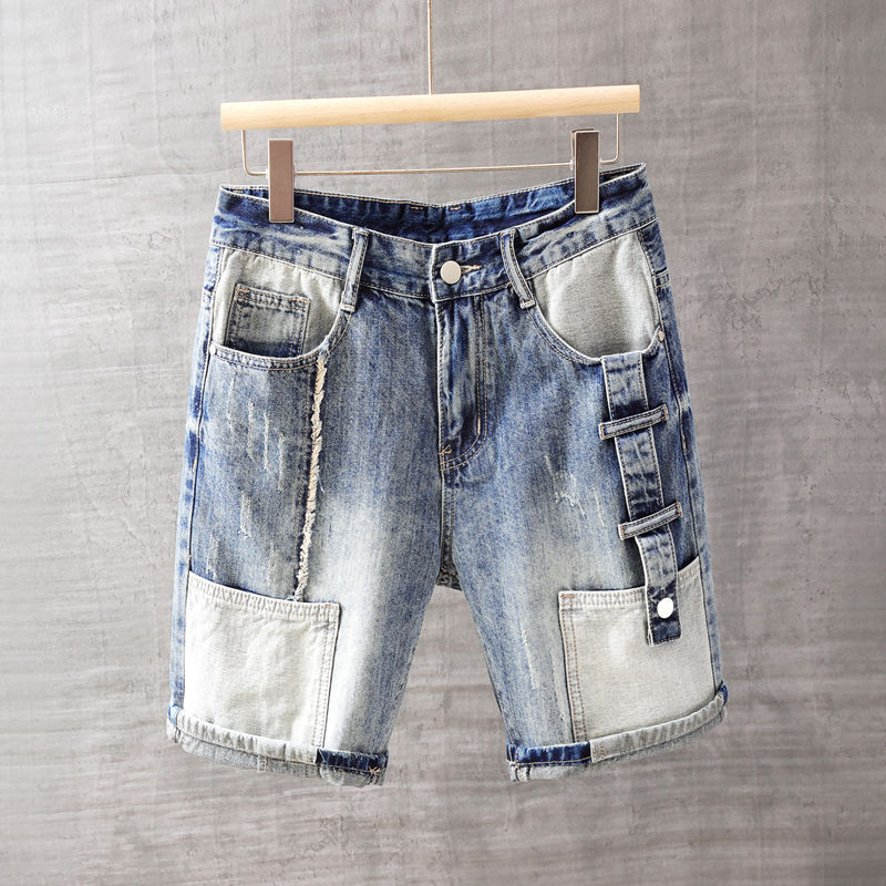 Men'S Accessories For Jeans - Männer Kurze Jeans Hosen mit Taschen