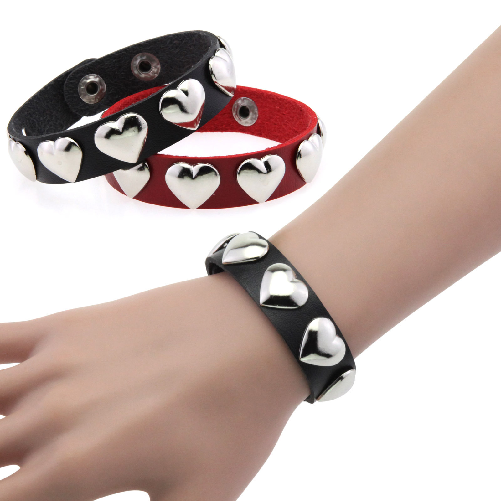Men'S Accessories Trends 2025 - Herz Punk Coole Armband Für Frauen