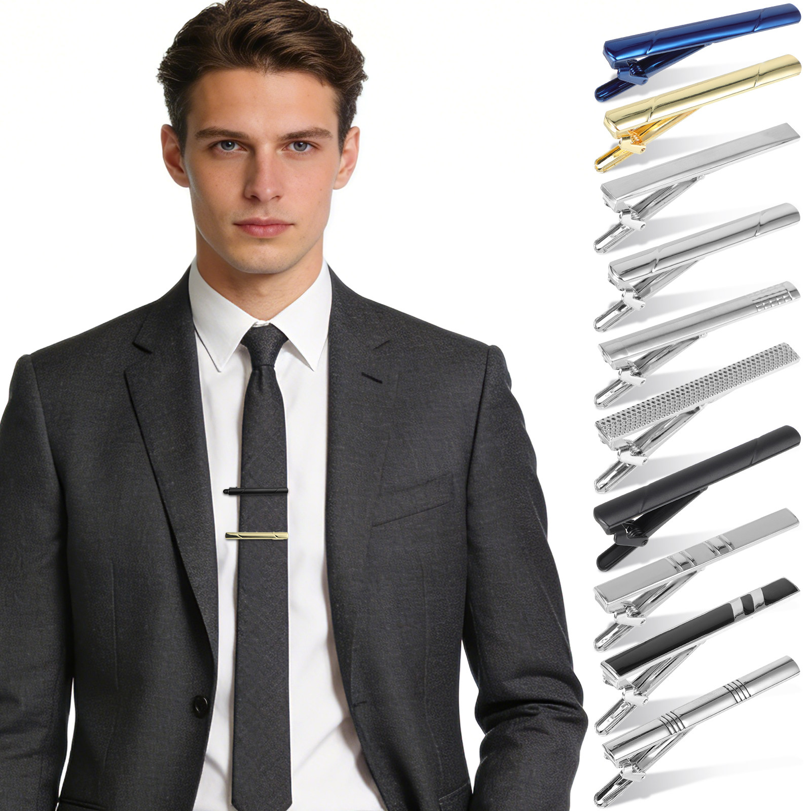 10-teiliges Krawattenklammer-S – Neck Tie Set Box Bewertung und Preis