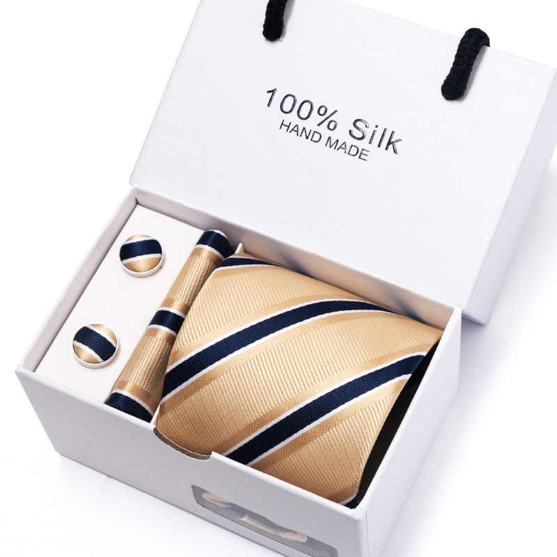 Neue Herren-Krawatte mit Blume – Neck Tie Set Box Bewertung und Preis