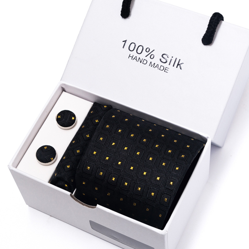 Neue Herren-Krawatte mit Blume – Neck Tie Set Box Bewertung und Preis