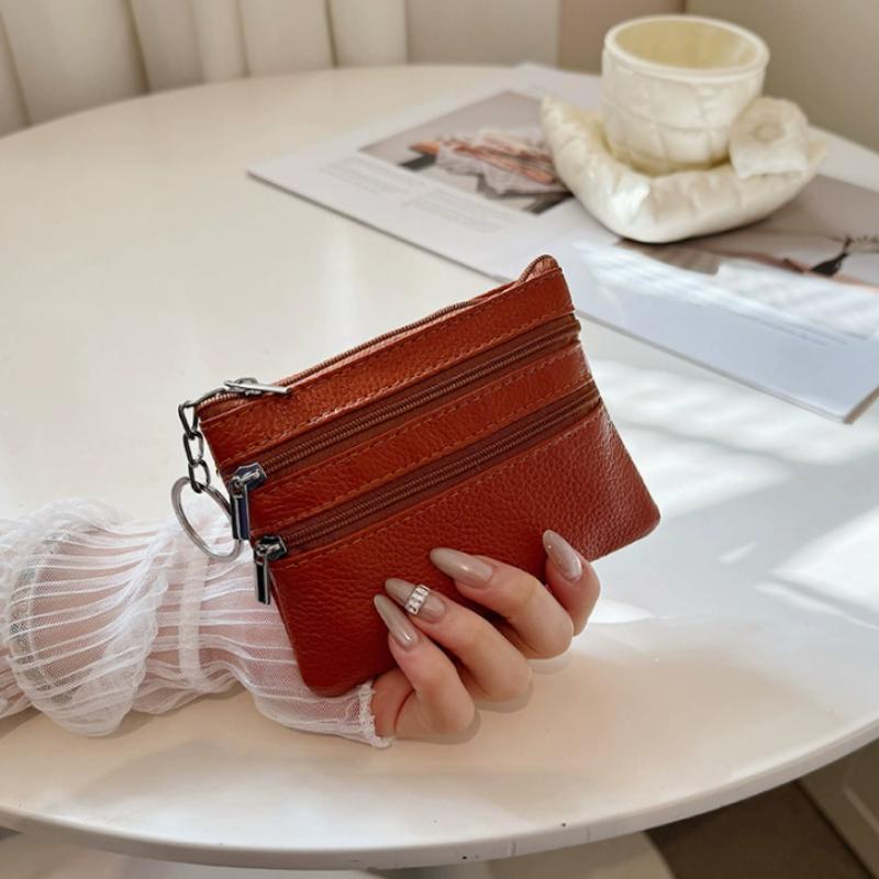 Tragbare Geldbörse aus PU-Lede – Coin Holder Men Bewertung und Preis