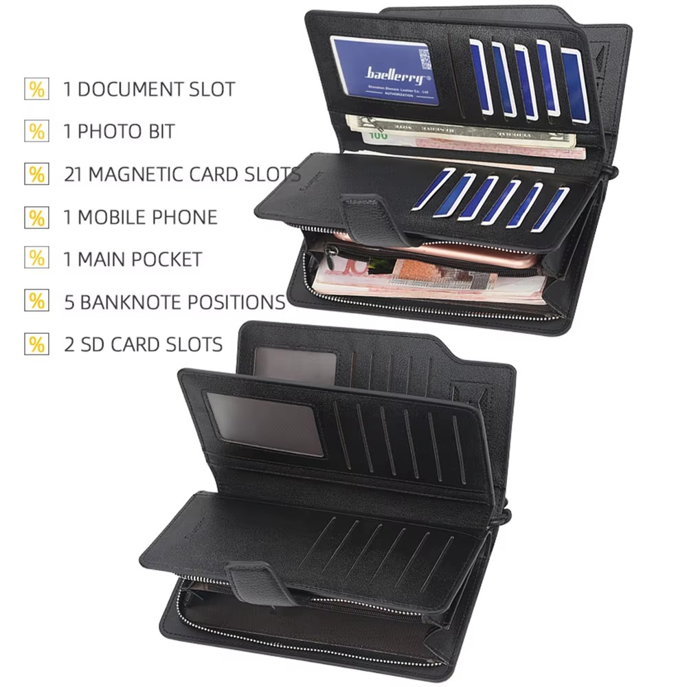 Neue Große Kapazität Männer Br – Coin Holder Men Bewertung und Preis