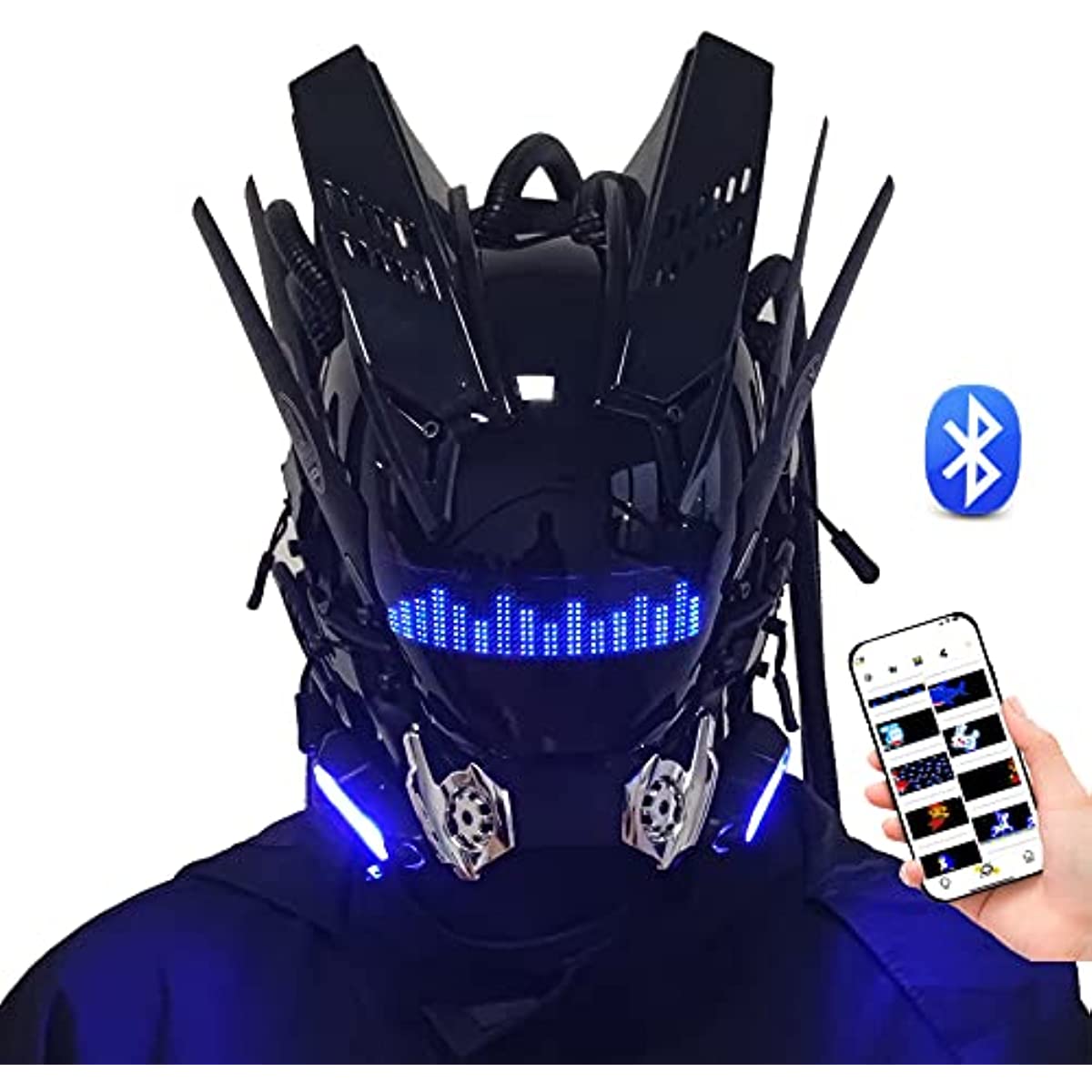Cyberpunk Maske Cosplay für Mä – Men Accessories App Bewertung und Preis