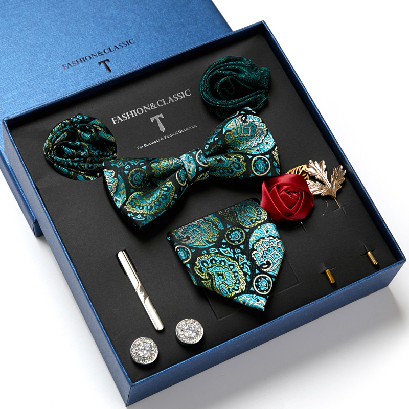 Grün Mens Krawatte Geschenk Bo – Neck Tie Set Box Bewertung und Preis