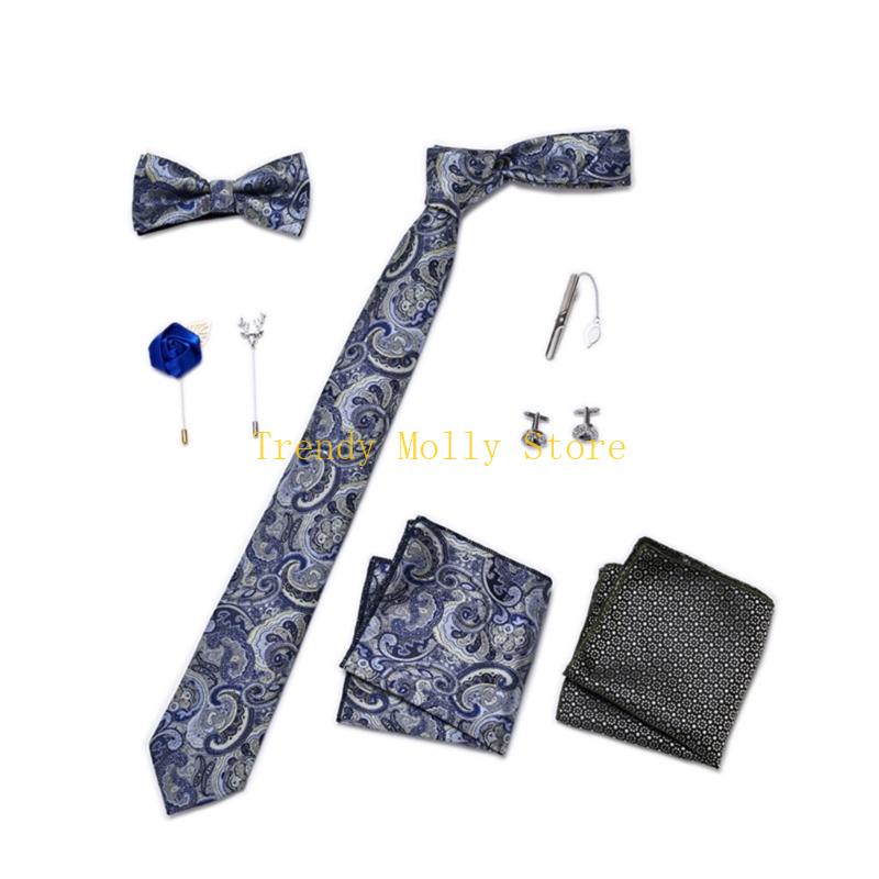N5KB 9-teiliges modisches Kraw – Neck Tie Set Box Bewertung und Preis